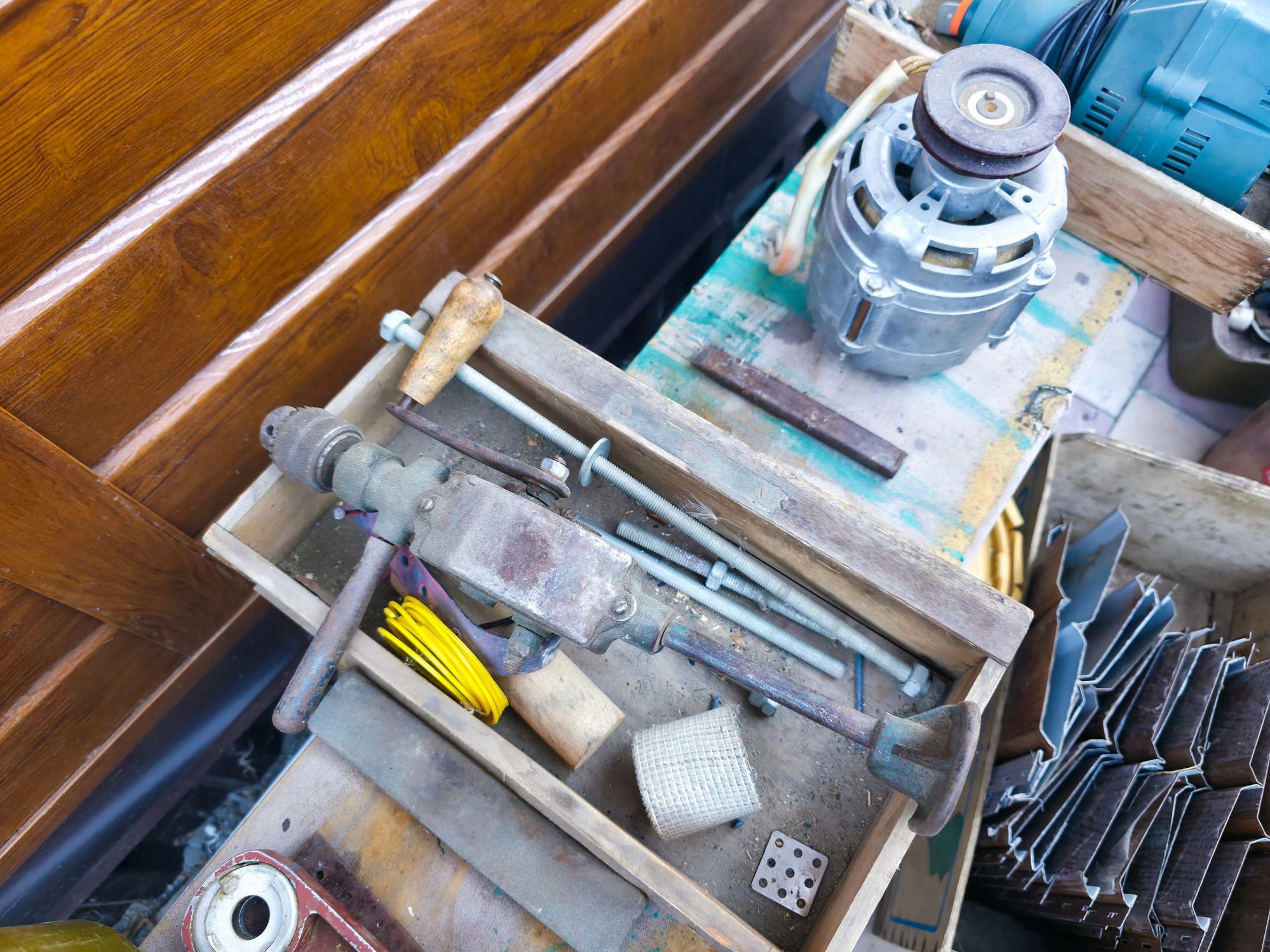 Vintage workshop tools representing customer feedback