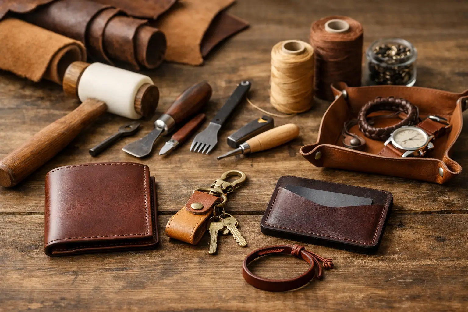 8 Beginner Leatherworking Projects Worth Building - Old Line Crafts & Designs 8 Beginner Leatherworking Projects Worth Building