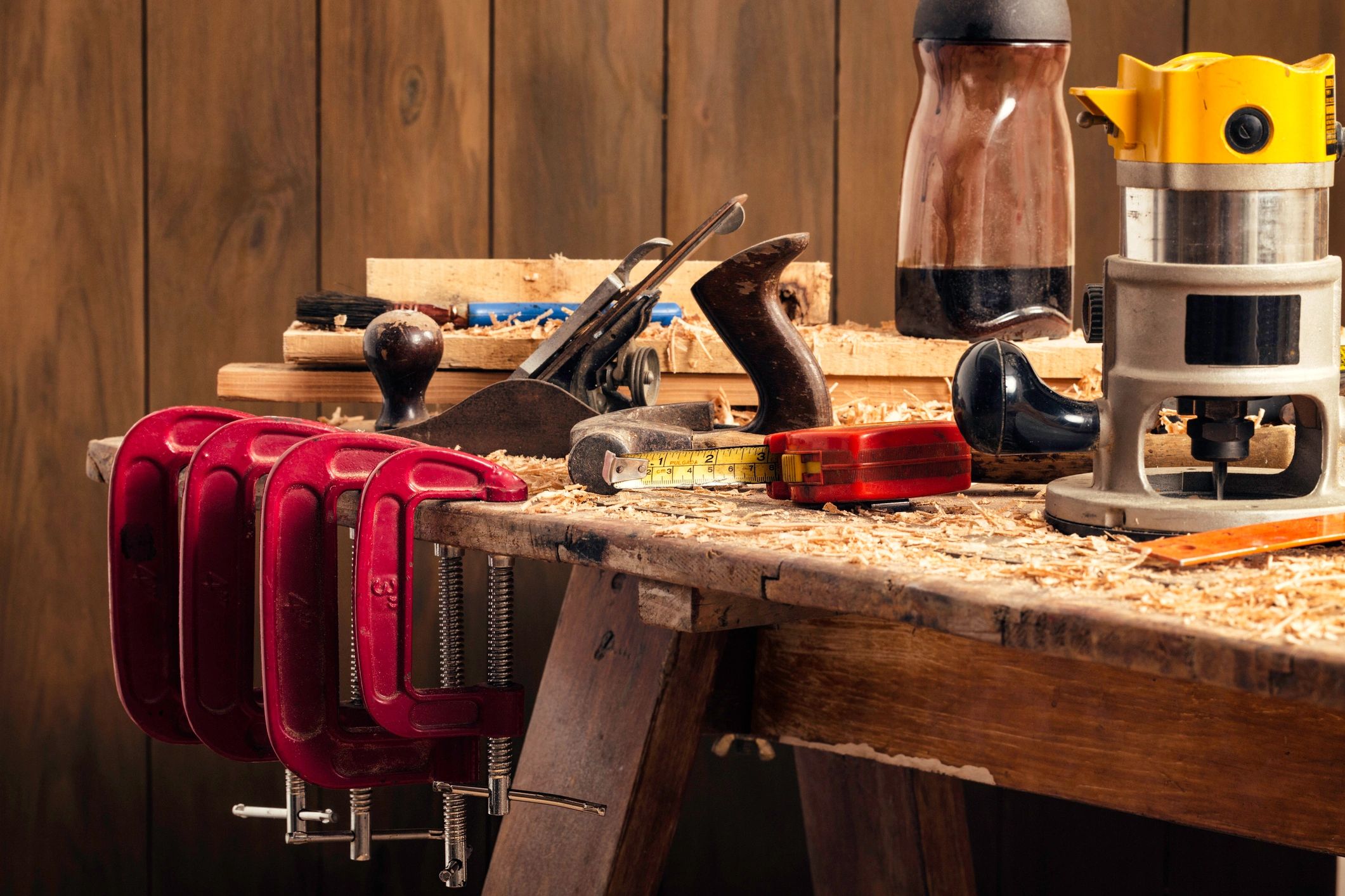 Craft tools representing a satisfied maker