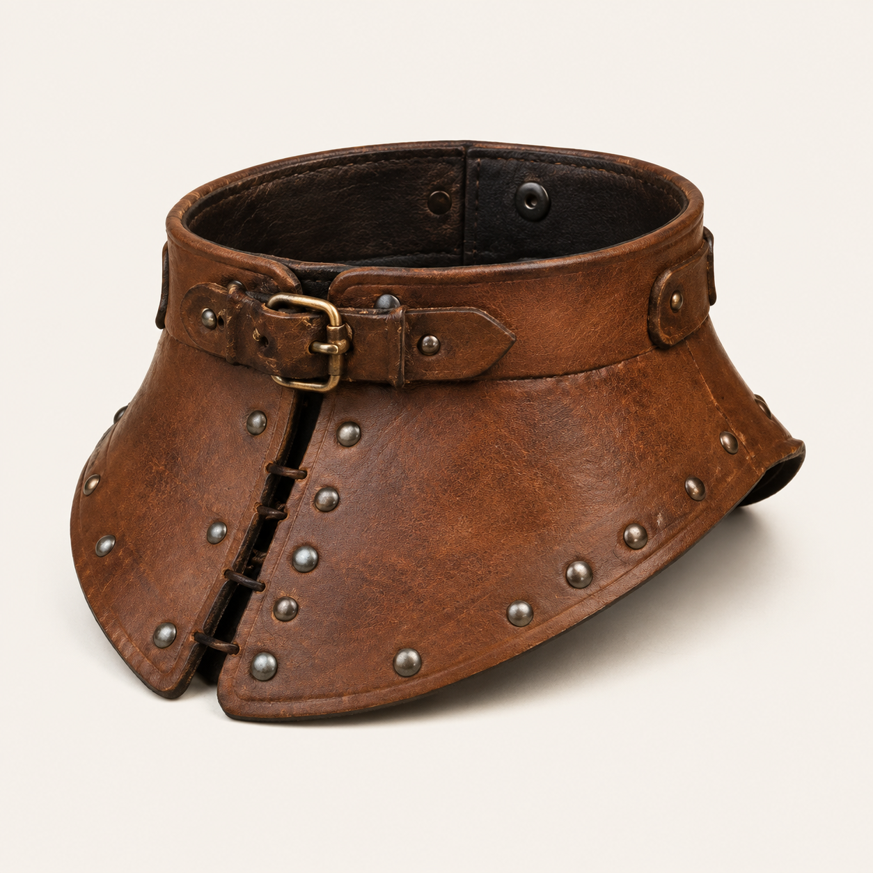 Leather Gorget Pattern PDF, Medieval Neck Armor for Ren Faire & LARP