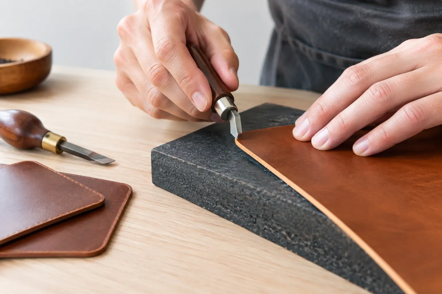 How to Bevel Leather Corners for a Clean Finish