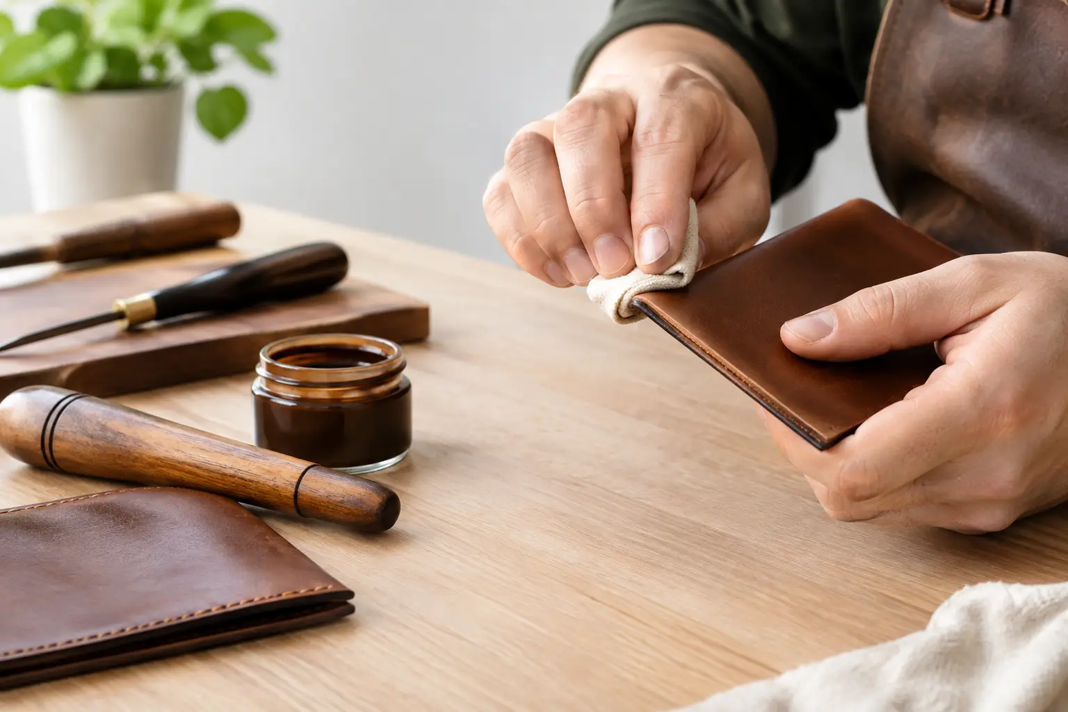 How to Finish Leather Edges That Look Clean - Old Line Crafts & Designs How to Finish Leather Edges That Look Clean