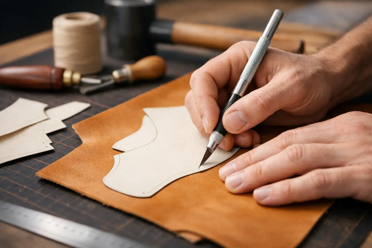 How to Transfer Leather Templates Cleanly