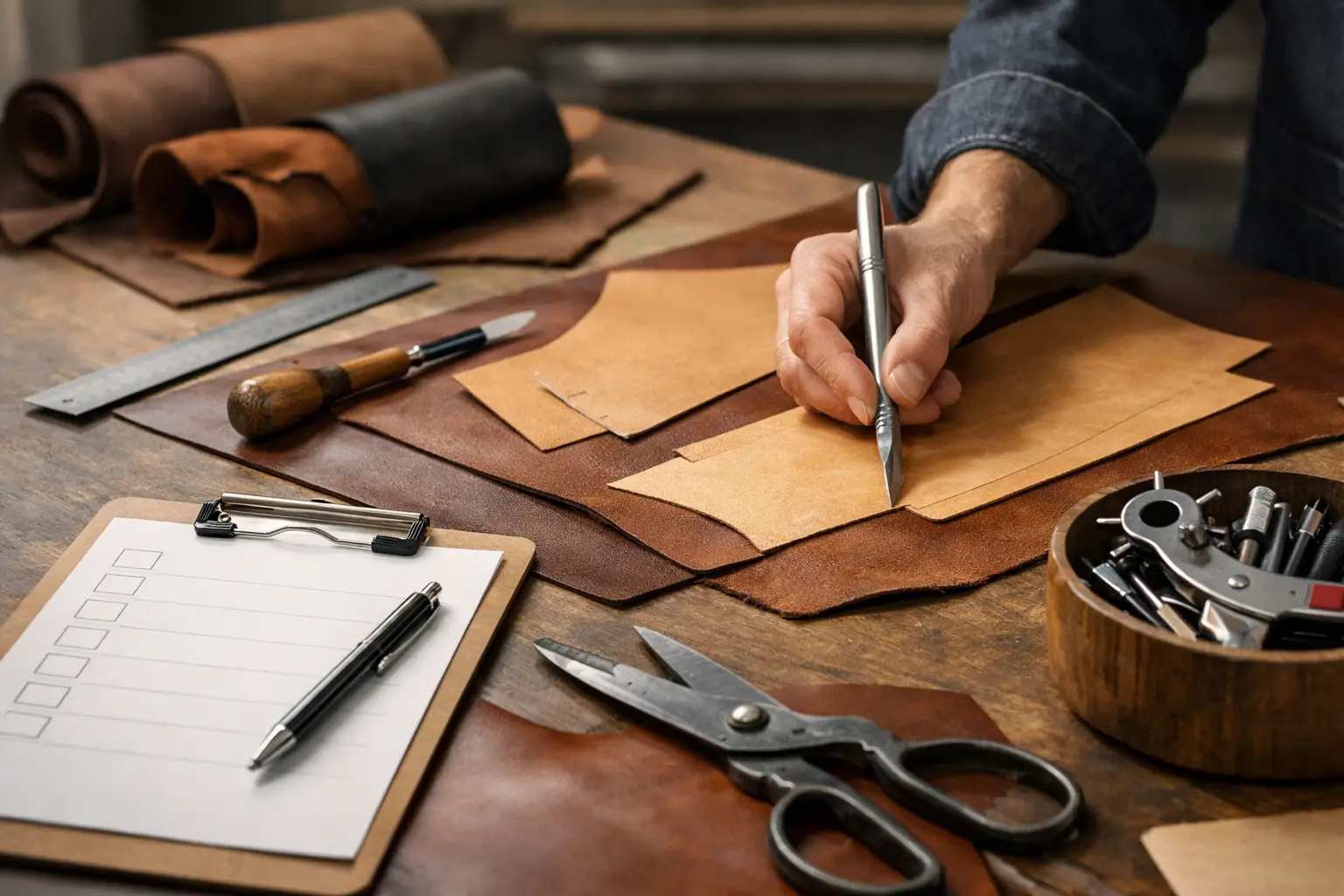 Leather Pattern Cutting Checklist for Clean Builds