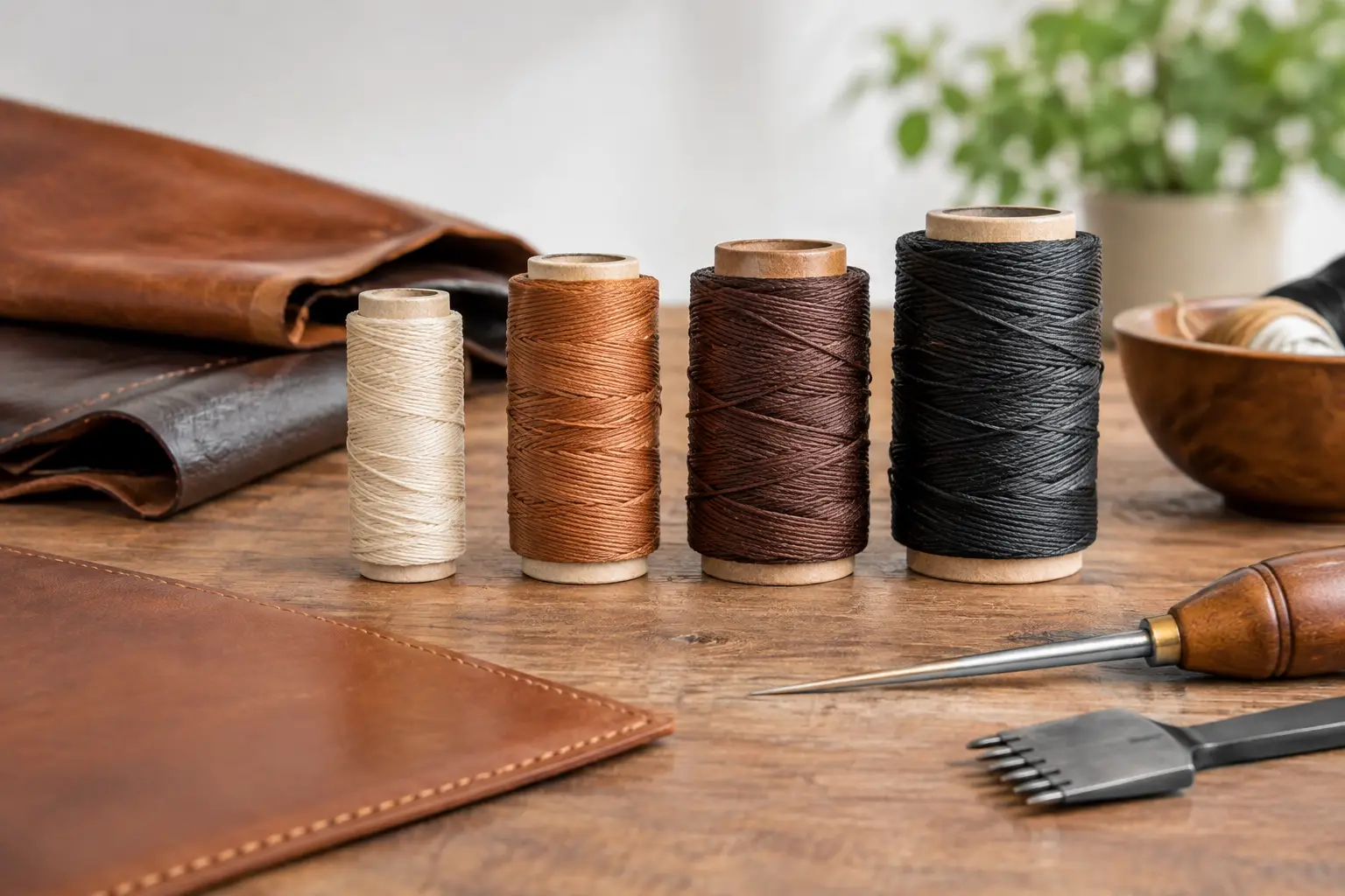 How to Choose Thread Thickness for Leatherwork