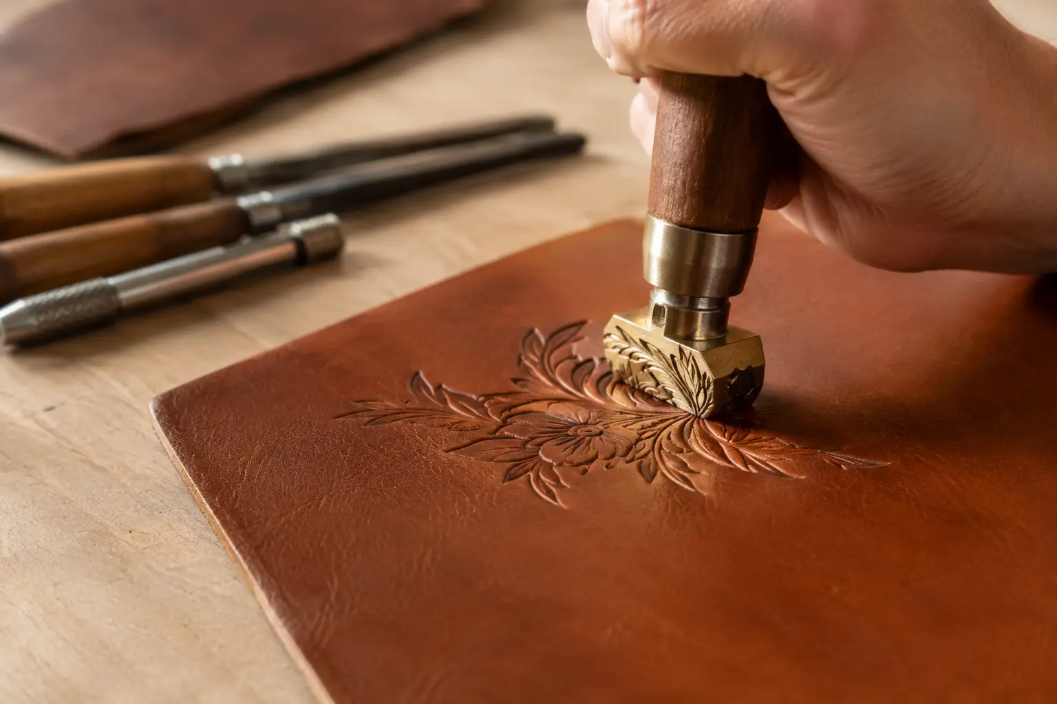 Leather Embossing for Clean Lasting Detail - Old Line Crafts & Designs Leather Embossing for Clean Lasting Detail