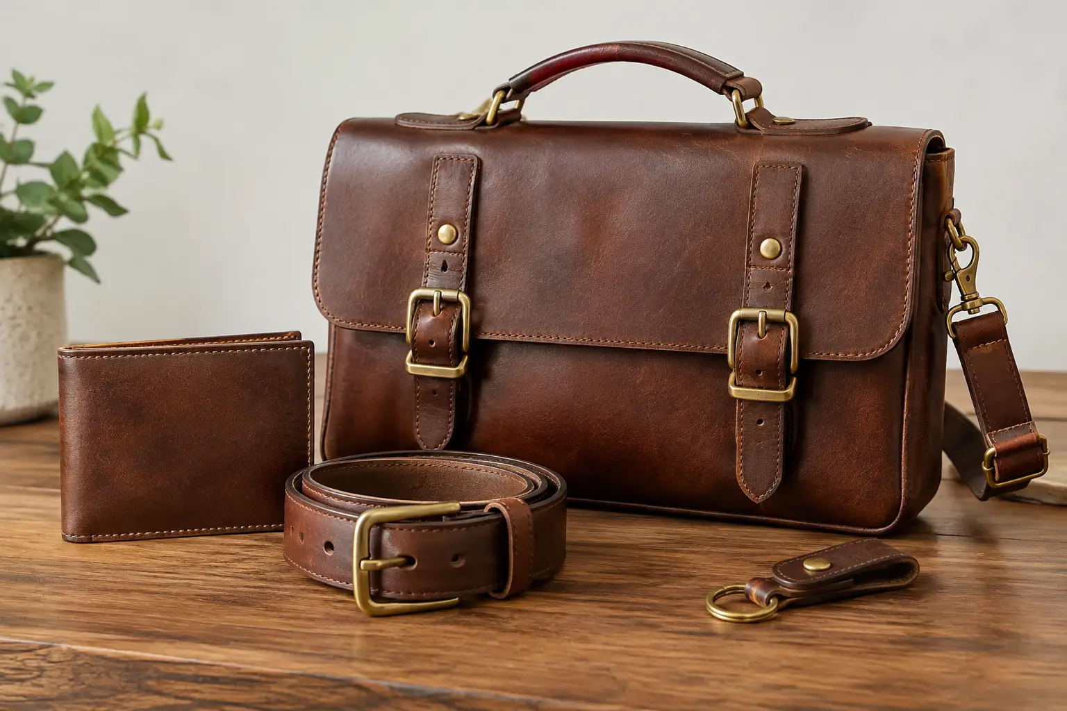 Leather Goods Featuring Brass Hardware That Last - Old Line Crafts & Designs Leather Goods Featuring Brass Hardware That Last